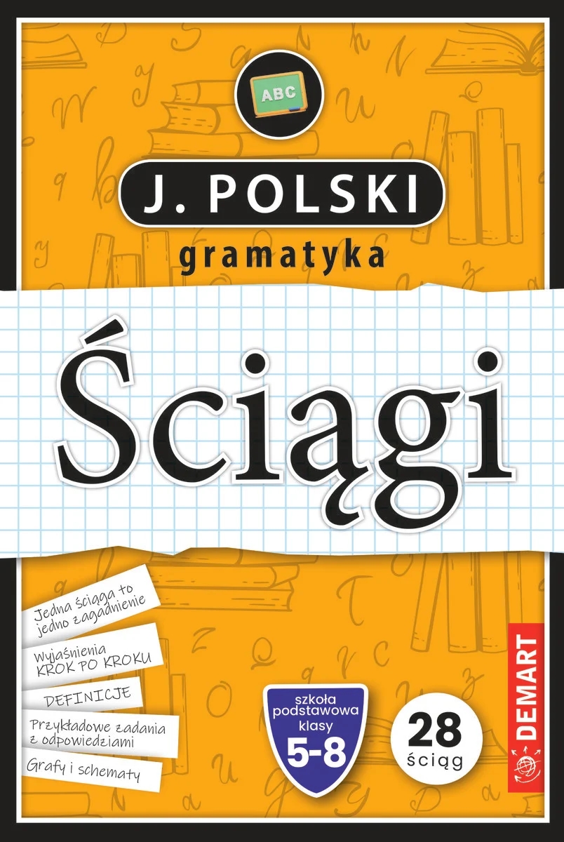 Język polski. Gramatyka. Ściągi edukacyjne - zbiorowa praca - książka