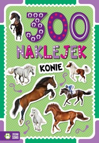 300 naklejek Konie -  - książka