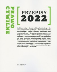 Przepisy 2022. Prawo cywilne - zbiorowa praca - książka