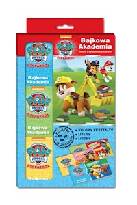 Psi Patrol Bajkowa Akademia Kolory i kształty Litery Liczby -  - książka