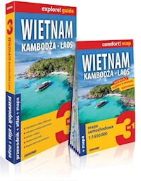 Wietnam, Kambodża, Laos 3w1: przewodnik + atlas + mapa - Królczyk Jakub - książka