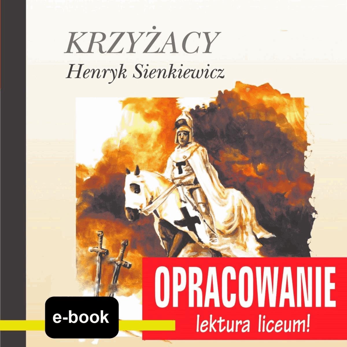 Okładka:Krzyżacy (Henryk Sienkiewicz) - opracowanie 