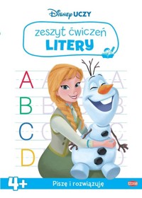 Disney Uczy Kraina Lodu Zeszyt ćwiczeń Litery -  - książka