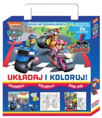 Psi Patrol. Układaj i koloruj - zbiorowa praca - książka