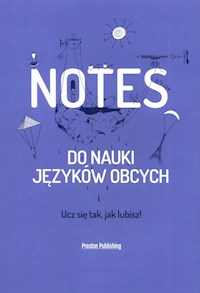 Notes do nauki języków obcych niebieski -  - książka