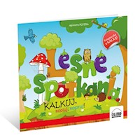 Leśne spotkania Kalkuj, kopiuj, koloruj - Potera Agnieszka - książka