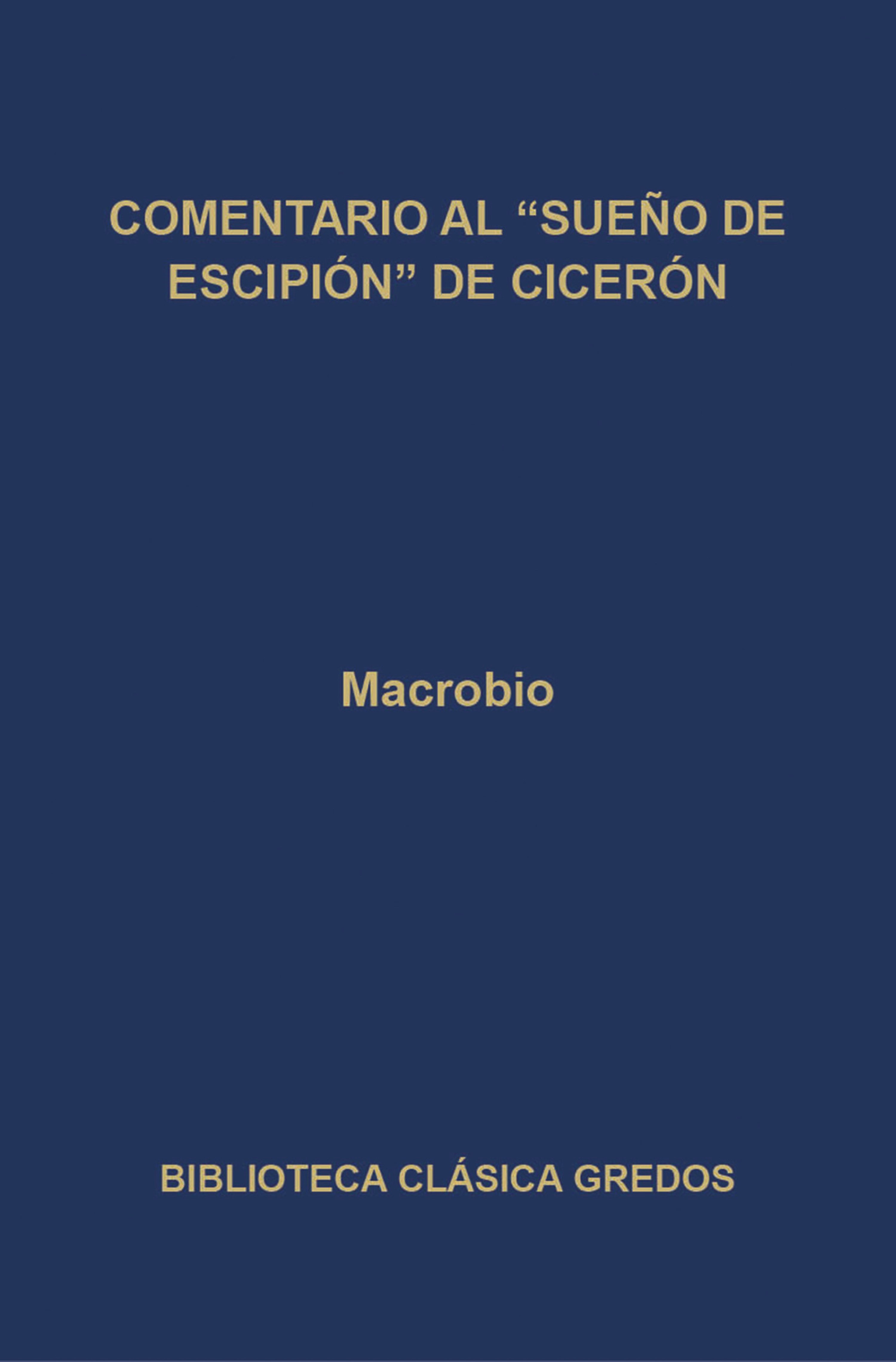 Comentario al Sueño de Escipión de Cicerón