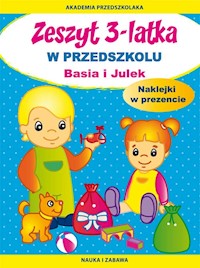 Zeszyt 3-latka W przedszkolu Basia i Julek - Joanna Paruszewska - książka
