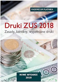 Druki ZUS 2018 Zasady korekty wypełnione druki Vademecum płatnika -  - książka