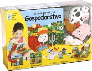 Zestaw aktywizujący Moja mała książka Gospodarstwo. Czytaj, baw się i ucz - zbiorowa praca - książka