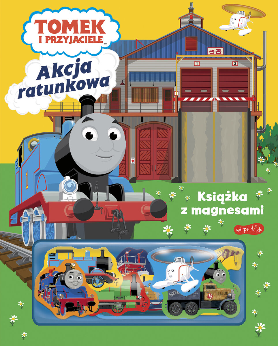 Tomek i przyjaciele. Akcja ratunkowa. Książka z magnesami - zbiorowa praca - książka