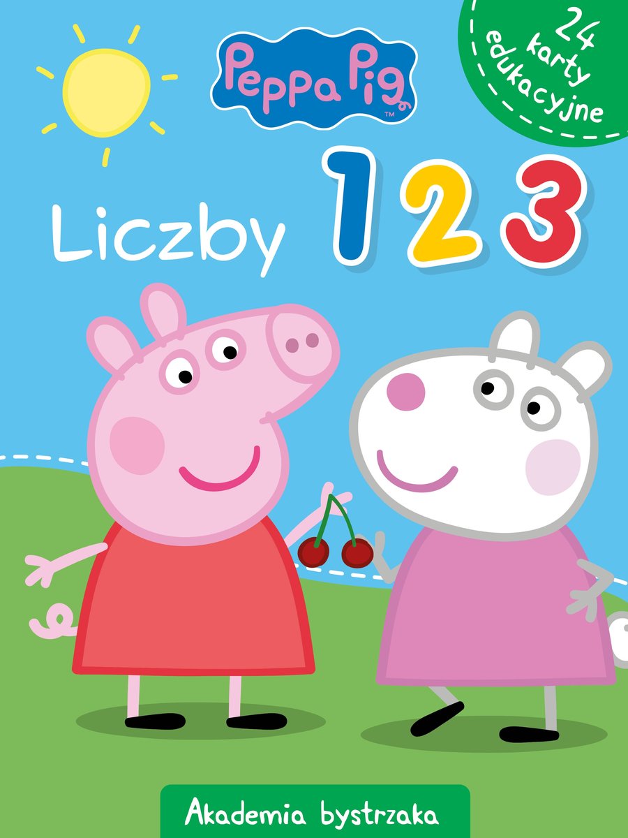 Świnka Peppa. Akademia Bystrzaka. Liczby 1, 2, 3 - Monika Kiersnowska - książka