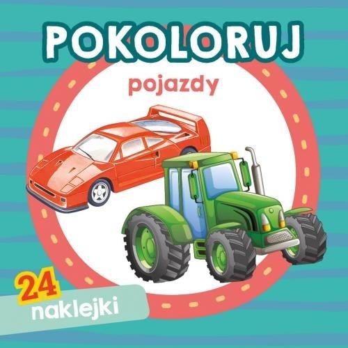 Pokoloruj pojazdy - Dorota Krassowska, Andrzej Kłapyta - książka
