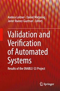 Validation and Verification of Automated Systems -  - ebook