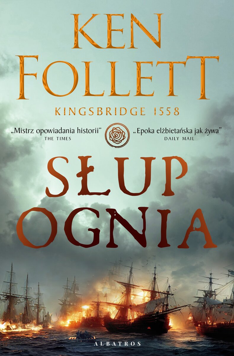 Słup ognia - Ken Follett - książka