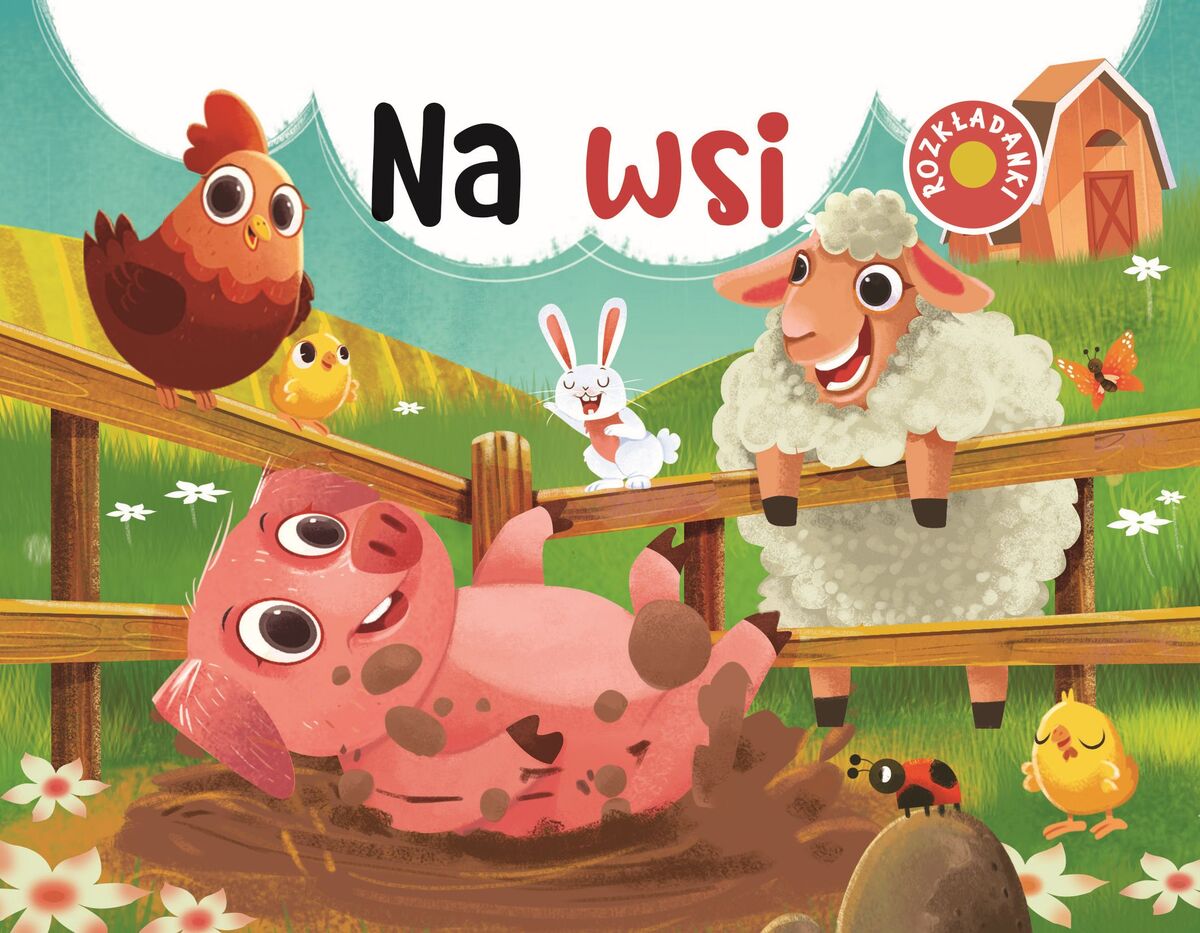Na wsi. Rozkładanki - praca zbiorowa, Barbara Szymanek (tłum.) - książka