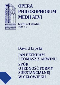 Jan Peckham i Tomasz z Akwinu - Lipski Dawid - książka