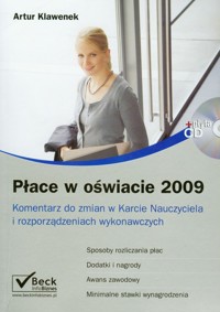 Płace w oświacie 2009 - Klawenek Artur - książka