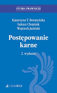 Postępowanie karne - Chojniak Łukasz, Boratyńska Katarzyna T., Jasiński Wojciech - książka