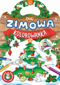 Zimowa kolorowanka -  - książka