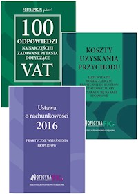Ustawa o rachunkowości 2016 / Koszty uzyskania przychodu / 100 odpowiedzi na najczęściej zadawane pytania dotyczące VAT -  - książka
