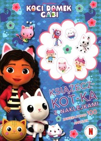 Koci Domek Gabi Książecz-kot-ka z naklejkami -  - książka