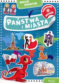 Naklejki edukacyjne Państwa i miasta - Żołądek Barbara - książka