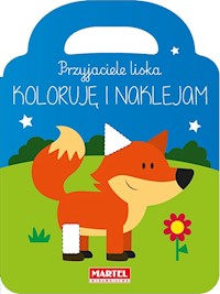 Przyjaciele liska koloruję i naklejam -  - książka