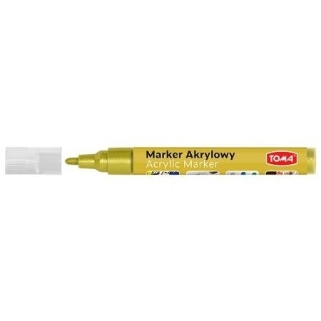 Marker akrylowy TO-402 - złoty (438092) -  - książka