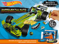 Hot Wheels Zaprojektuj auto. Blok do kolorowania z naklejkami - zbiorowa praca - książka