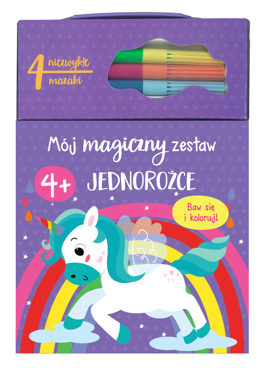 Mój magiczny zestaw. Jednorożce - zbiorowa praca - książka