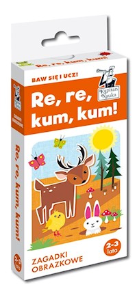 Baw się i ucz! Re, re, kum, kum Zagadki obrazkowe Kapitan Nauka - Magdalena Trepczyńska - książka