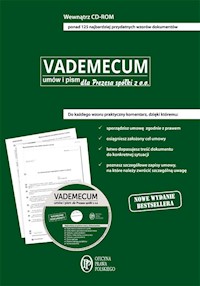 Vademecum pism i umów dla Prezesa spółki z o.o. - Praca zbiorowa - książka