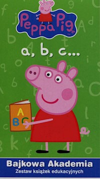 Świnka Peppa Bajkowa Akademia a b c Zestaw książek edukacyjnych -  - książka