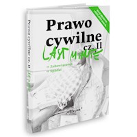 Last Minute Prawo Cywilne Część II 2021 - Gólska Anna - książka