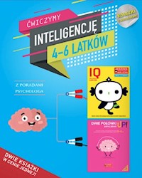 IQ Inteligencja logiczna i rozwój mózgu dla 4-6 latków z poradami psychologa. Książki z naklejkami. -  - książka