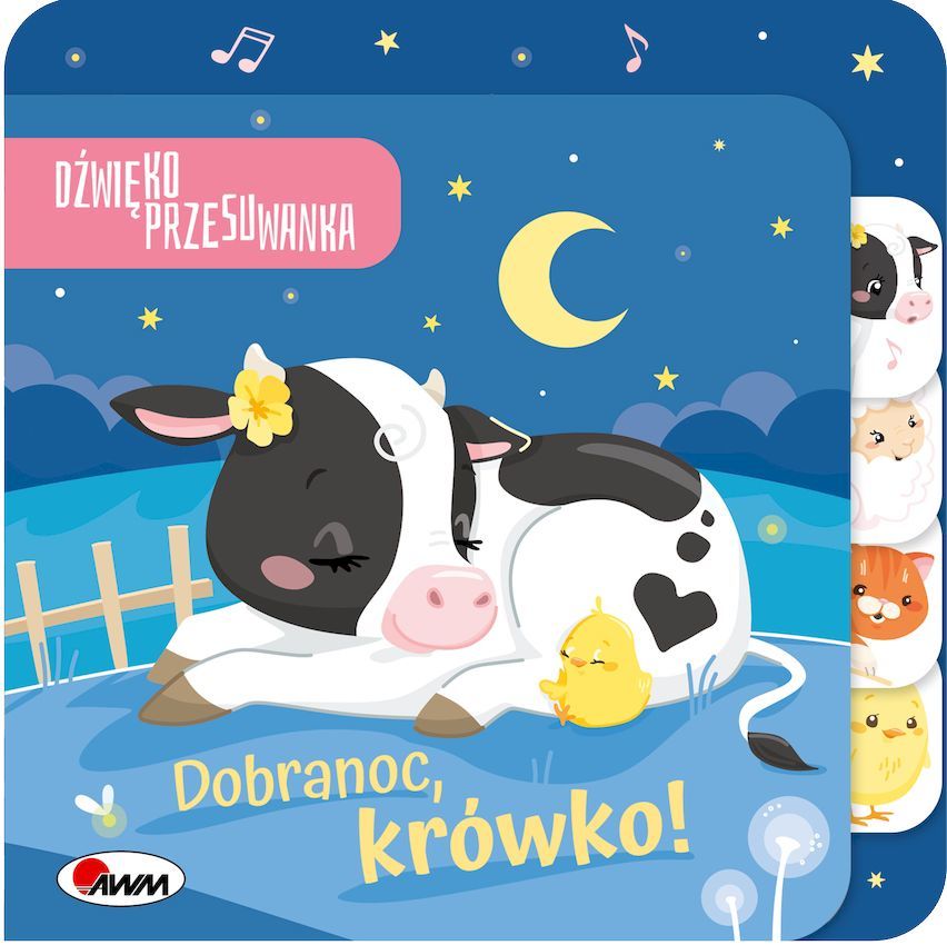 Dobranoc krówko. Dźwiękoprzesuwanka - Natalia Kawałko-Dzikowska - książka