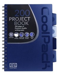 Coolpack - Project Book - Kołobrulion B5 - Blue (94320CP) -  - książka
