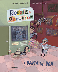 Rodzina Obrabków i dama w boa - Sparring Anders - książka