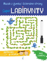 Super labirynty Książka z mazakiem -  - książka