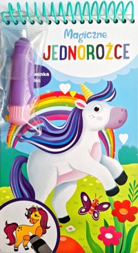 Magiczne jednorożce Kolorowanka wodna -  - książka