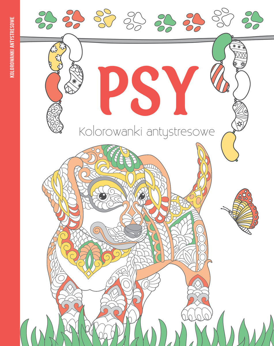 Psy. Kolorowanki antystresowe - zbiorowa praca - książka