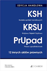 Kodeks spółek handlowych Krajowy Rejestr Sądowy Prawo upadłościowe -  - książka