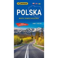 Polska Mapa samochodowa skala 1:650 000 -  - książka