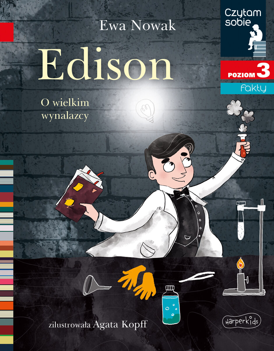 Edison. O wielkim wynalazcy. Czytam sobie. Poziom 3 - Ewa Nowak - książka
