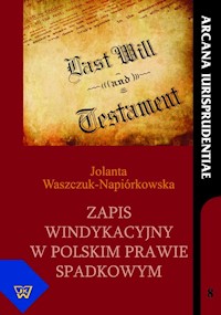 Zapis windykacyjny w polskim prawie spadkowym - Waszczuk-Napiórkowska Jolanta - książka