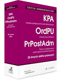 Kodeks postępowania administracyjnego Ordynacja podatkowa Prawo o postępowaniu przed sądami administracyjnymi -  - książka