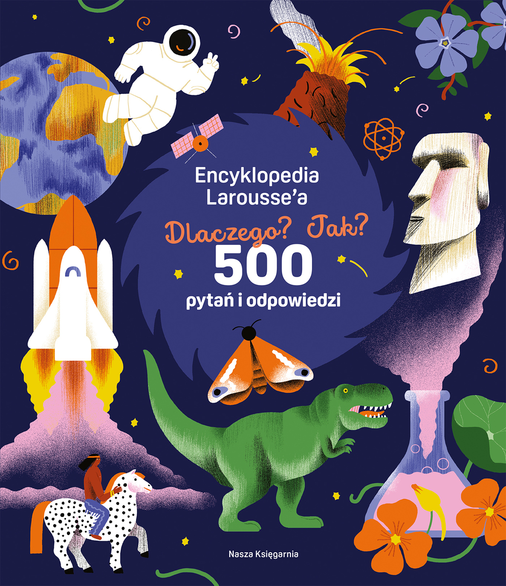 Encyklopedia Larousse`a. Dlaczego? Jak? 500 pytań i odpowiedzi - Sophie de Mullenheim - książka