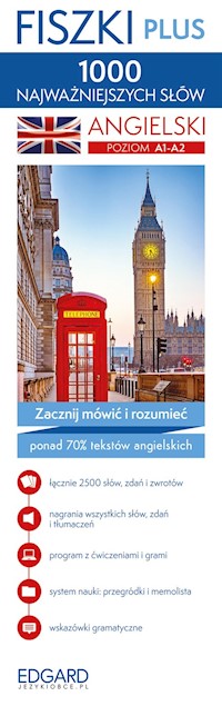 Angielski 1000 najważniejszych słów Fiszki Plus - null null - książka
