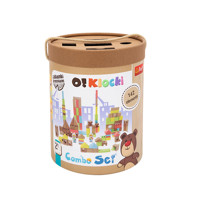 klocki drewniane O!Klocki combo 142 elementy 61516 -  - książka
